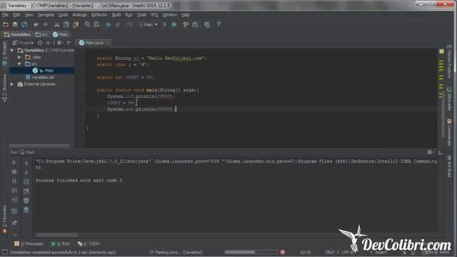 Java SE Урок 8 Константы смотреть онлайн