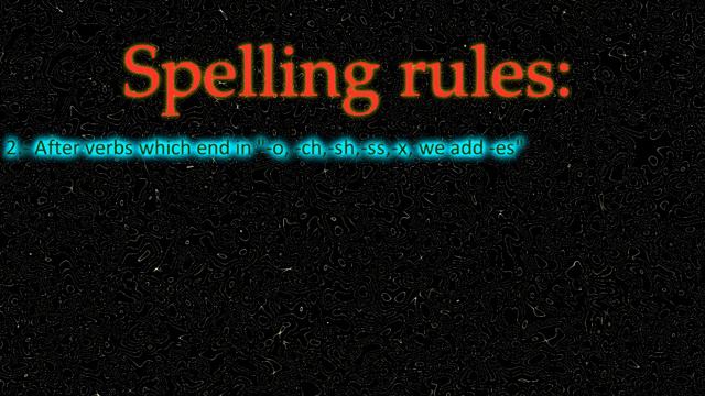 #3 Present simple: Spelling rules (3rd person singular) Part 2 смотреть онлайн