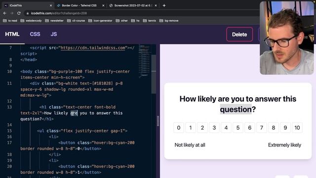 Coding a Feedback Modal using TailwindCSS смотреть онлайн