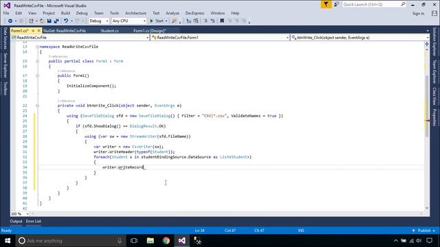 C# Tutorial - Read & Write csv file | FoxLearn смотреть онлайн