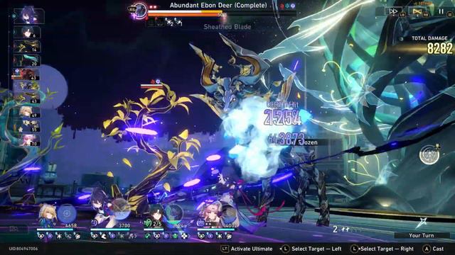 Fu Xuan + Seele + Blade + Lynx VS Abundant Ebon Deer (81) | Path of Remembrance | SU7 смотреть онлайн