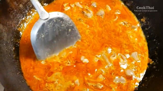 Зеленый карри с курицей. Новый оригинальный тайский рецепт.