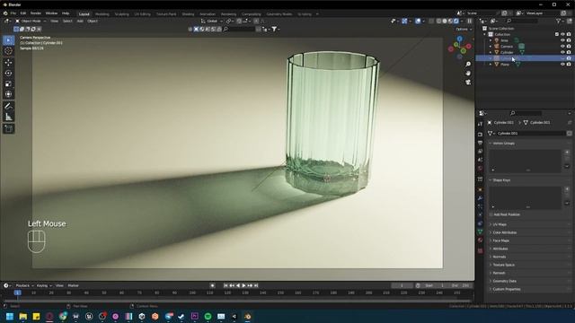 Blender для начинающих | Стакан, материал стекла, отражения (урок 6) смотреть онлайн