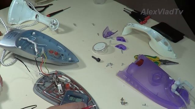 Как разобрать и отремонтировать утюг. How to disassemble and repair the iron. смотреть онлайн
