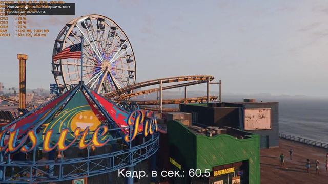Grand Theft Auto V 4K GTX 1070 i5 2310 смотреть онлайн