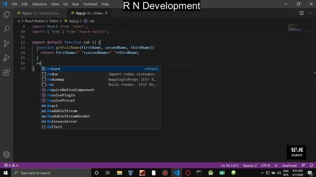#9 How to Use Java Script In React Native || R N Development Please Subscribe, Like , Share смотреть онлайн