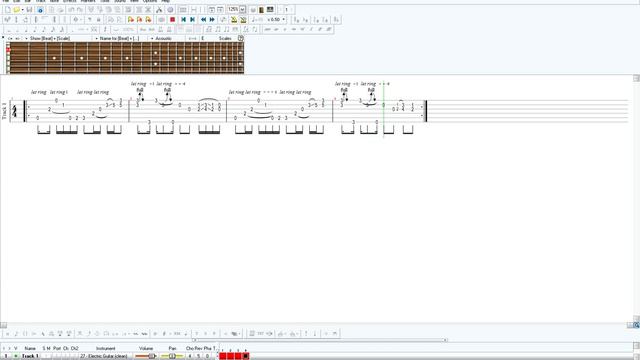 Metallica - Unforgiven II (clean guitar intro tab) смотреть онлайн