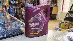 MANNOL Racing+Ester 10W-60 Синтетическое моторное масло.