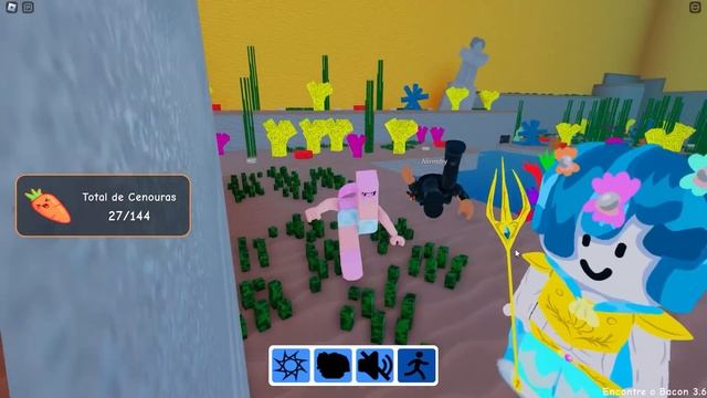 QUEM ENCONTRA MAIS BACON HAIR? (Roblox - Find the bacons) смотреть онлайн