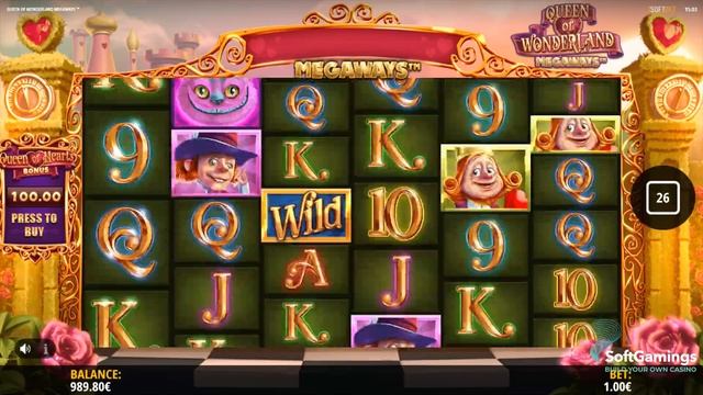 ISoftBet - Queen of Wonderland Megaways - Gameplay Demo смотреть онлайн