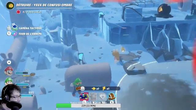 DE LA GLACE A PERTE DE VUE ET DE NOUVEAUX SPARKS (MARIO+LAPINS CRETINS SPARKS OF HOPE EP2) смотреть онлайн