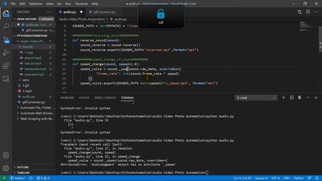Audio Manipulation with Python смотреть онлайн