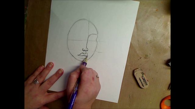 How to- Draw a 3/4 Face смотреть онлайн