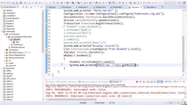 Java Hibernate Annotaion programe 01 смотреть онлайн