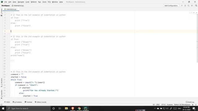 4. Indentation in Python смотреть онлайн