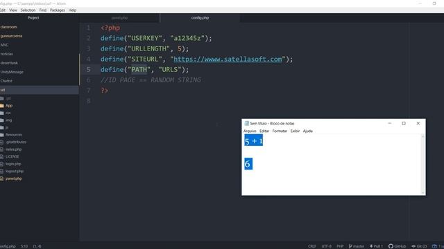 Encurtador de URL com PHP - Criando o diretório via script смотреть онлайн