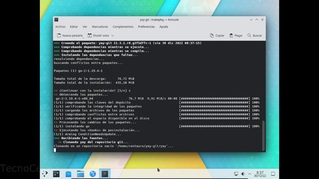Como instalar YAY Helper para usar repositorios AUR en ArchLinux смотреть онлайн