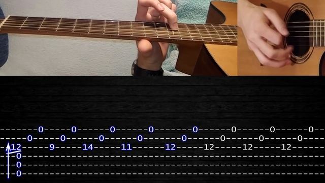 How to play 'The Last Of Us - Main Theme' Guitar Tutorial [TABS] Fingerstyle смотреть онлайн