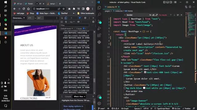 Creating cloth gallery website using NextJS and Tailwind CSS - Part 01 смотреть онлайн