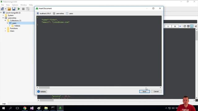 RoboMongo Insert Basics смотреть онлайн