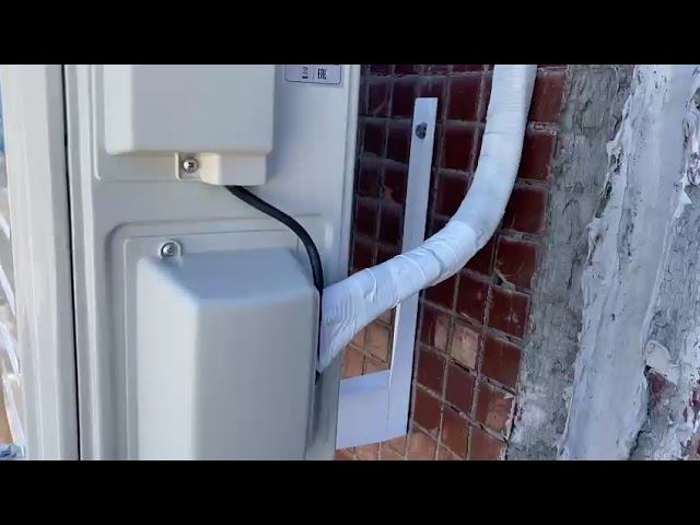 Прямой монтаж кондиционера | Установка кондиционера с межблочными коммуникациями не более 3 метров смотреть онлайн