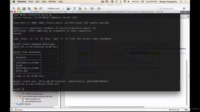 REST API with Java JAX-RS - 67 - Create MySQL Database and a Database User on AWS EC2 Instance смотреть онлайн