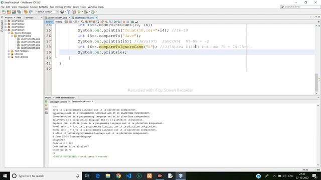 Java Practice 4 - 2 | Java Programs | Strings | Characters смотреть онлайн
