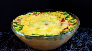 Омлет в микроволновке, завтрак за 5 минут