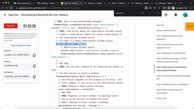 App Dev - Developing a Backend Service: Node.js смотреть онлайн