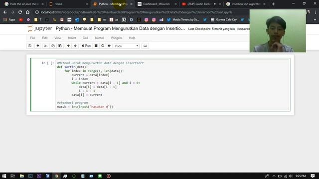 Python – Membuat Program Mengurutkan Data dengan Insertion Sort смотреть онлайн