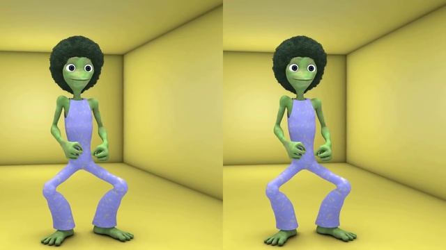 Learn Colors With Funny Alien Dance Dame Tu Cosita & El Taiger Me Kemaste