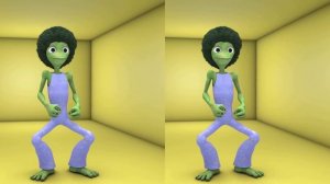Learn Colors With Funny Alien Dance Dame Tu Cosita & El Taiger Me Kemaste
