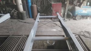 Газель. Рама покраска.