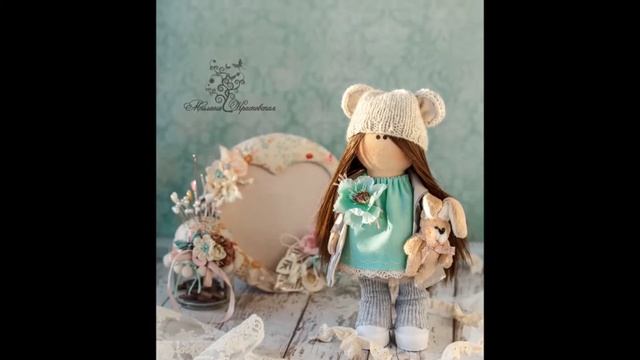 Интерьерная текстильная кукла || Обзор смотреть онлайн