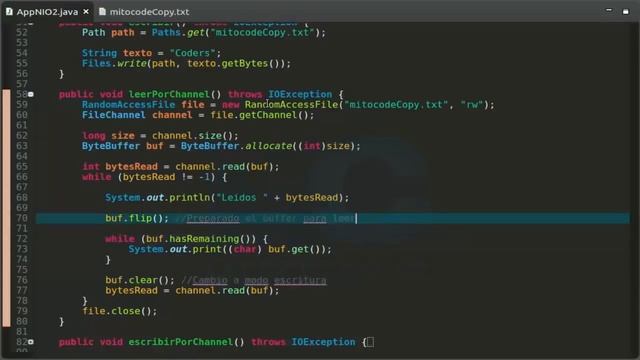 Tutorial Java 7 SE Avanzado - 36 NIO2 Channel y Buffer смотреть онлайн