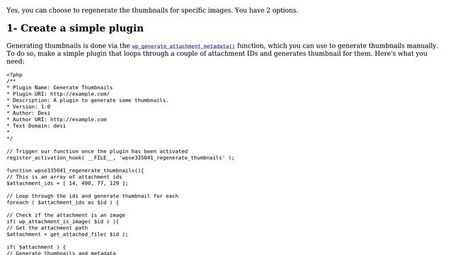 Wordpress: Create thumbnail size only for a few images? смотреть онлайн