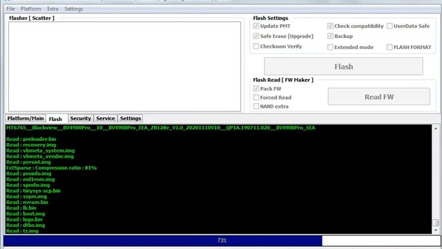 Blackview BV4900 Pro Firmware read CM2MT2 смотреть онлайн