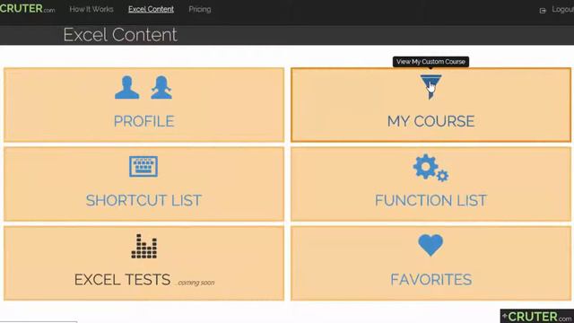 CRUTER.com - How It Works - An #Excel Learning Platform смотреть онлайн