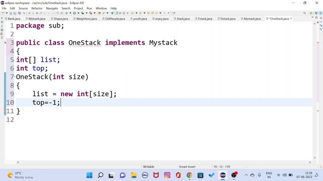Implementing an Java Interface with example program смотреть онлайн