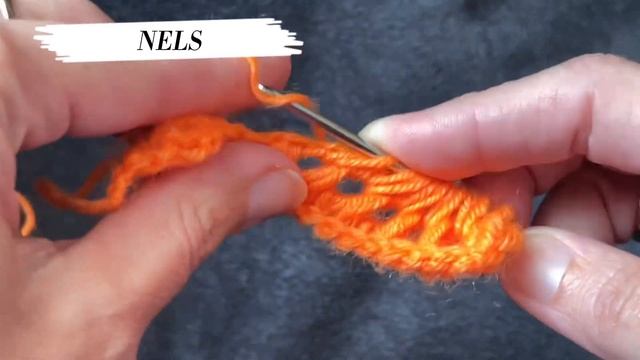 Попкорн. Тунисское вязание. смотреть онлайн