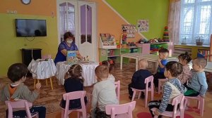 Занятие по художественной литературе.  Тема:"Теремок"