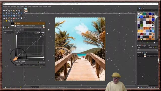 GIMP, Como cambiar o añadir color a foto o imagen. смотреть онлайн