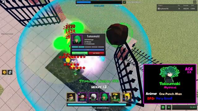 Ultimate Tower Defense Simulator | Tatsumaki | Showcase! | [ Roblox ]