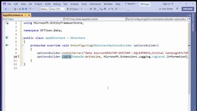 EF Core 7 : Mapeamento para colunas JSON смотреть онлайн