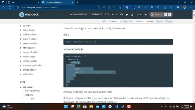 How to Setup CSS Loader in Webpack смотреть онлайн