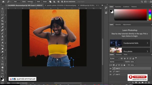 HOW TO DESIGN A BIRTHDAY FLYER | PHOTOSHOP FOR BEGINNERS смотреть онлайн
