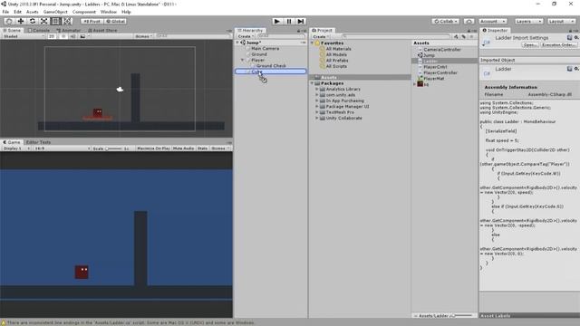 Лестницы в 2D платформере - Unity легко смотреть онлайн