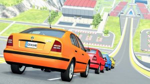 Эпические прыжки на высокой скорости – BeamNG Drive