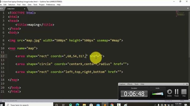 Image Mapping In HTML смотреть онлайн
