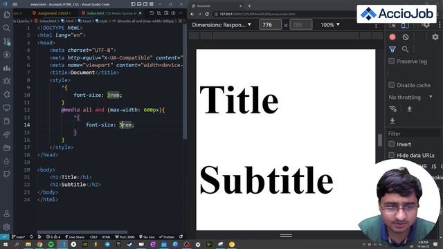 CSS Media Queries | CSS tutorial for beginners | Lecture 19 смотреть онлайн